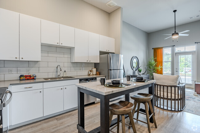 1BR, 1BA - 805SF - Kitchen - Argento at the Bridges Apartments