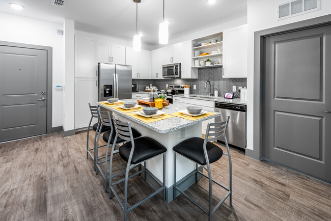 Kitchen Interior - The Addison Lake Bryan Apartments