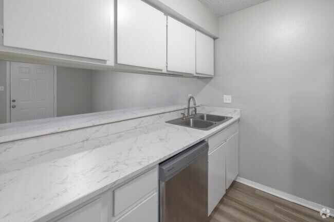 1HAB, 1BA - Cocina - The Cove at 300