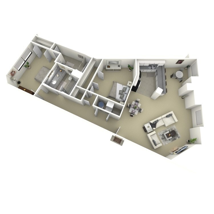 The Grant – 2 Bed 2 Bath A