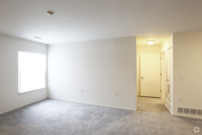 Two Bedroom - Living Room - Canton Club Apartments - Canton, MI