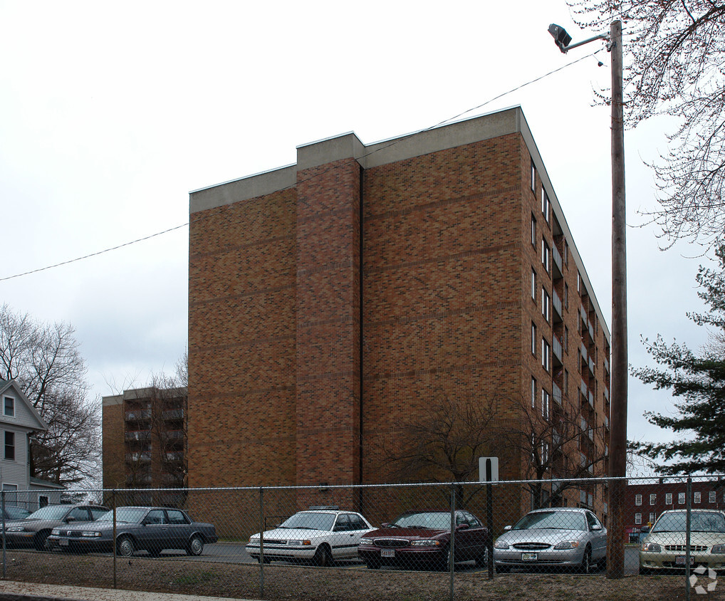 Side of Building - Elmwood Towers