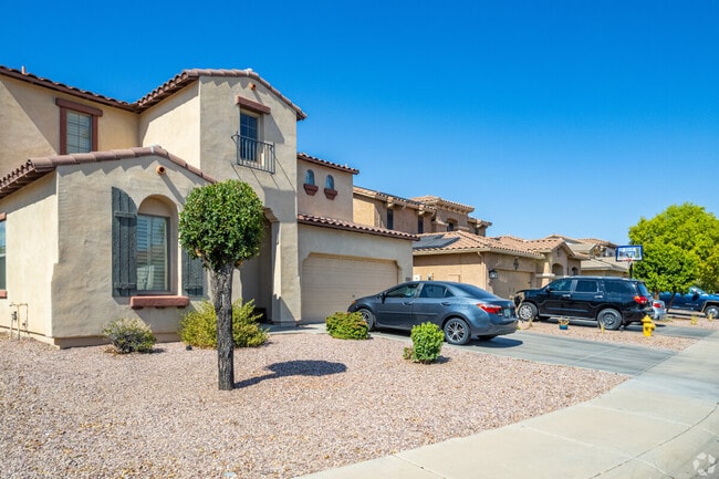 Discover the serenity of desert landscaped homes in Surprise, a harmonious retreat for living.
