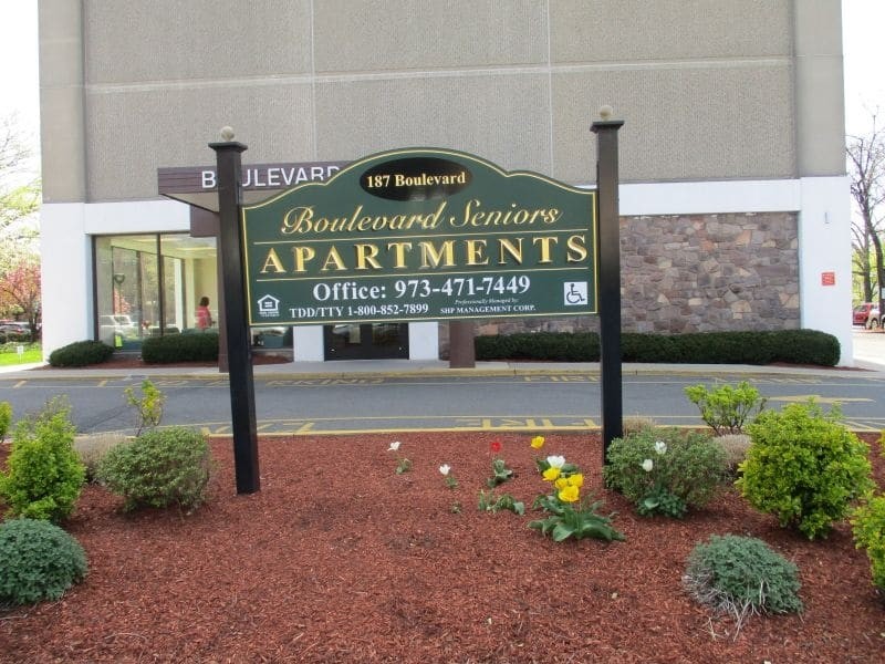 Front Sign - Boulevard Senior Citizens Apartments