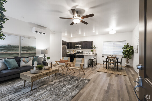 Living Room from Front Door - Courtyard at Oakdale