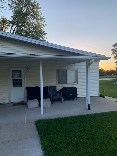 Rear patio - 132 N Stewart St