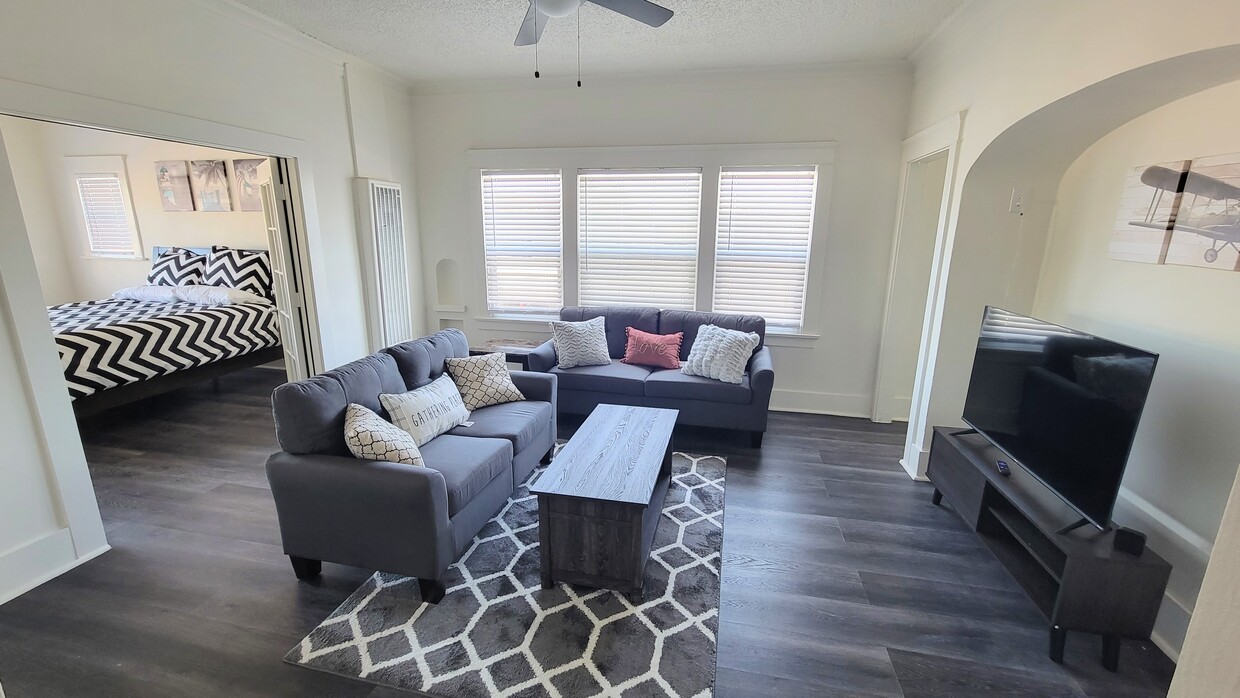 Bright Modern Living room and front Bdr - 3536 W 60th St