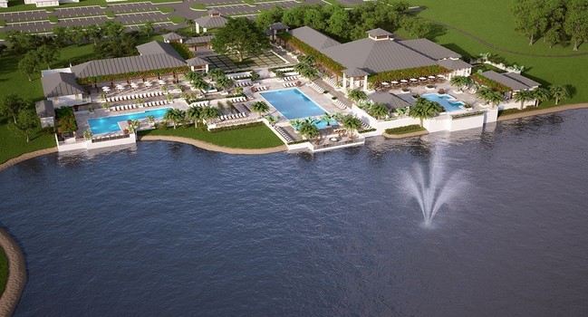 Rendering Amenity Center - Kalea Bay Tower