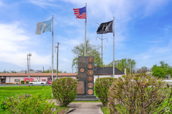 Dolton is home to many military veterans and memorials can be found throughout the town.