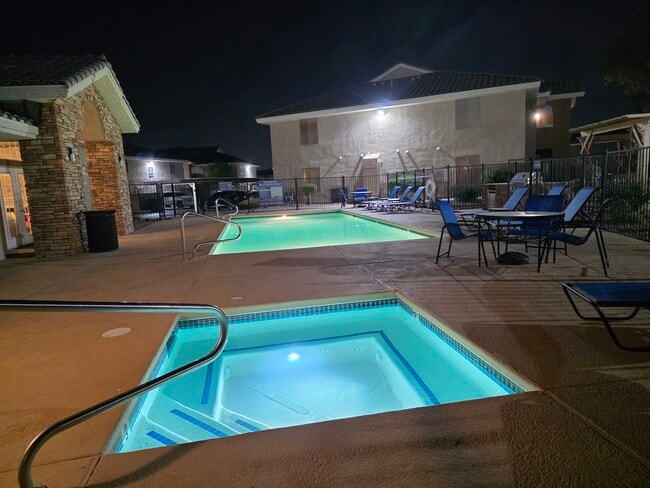 Bella Fiore Pool - At Night - Bella Fiore