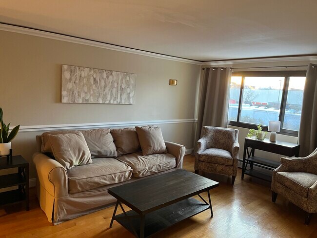 Large living area with hardwood floors - 9635 Brandy Ct