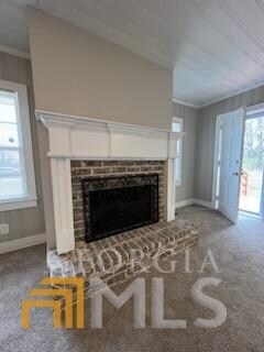 Wood-Burning Fireplace - 546 Rockwell Church Rd NW