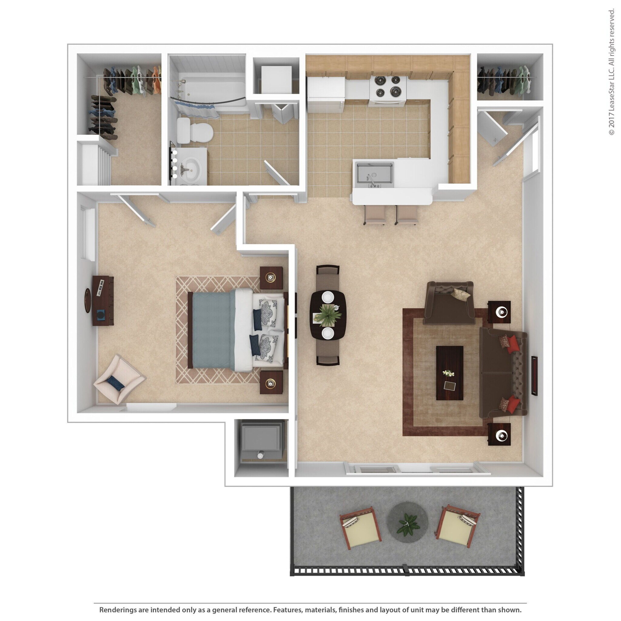Aspen Lake – 1 BD Traditional