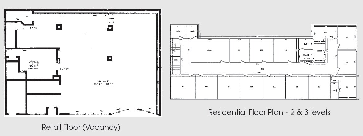 Plano de planta - Everett Micro Lofts