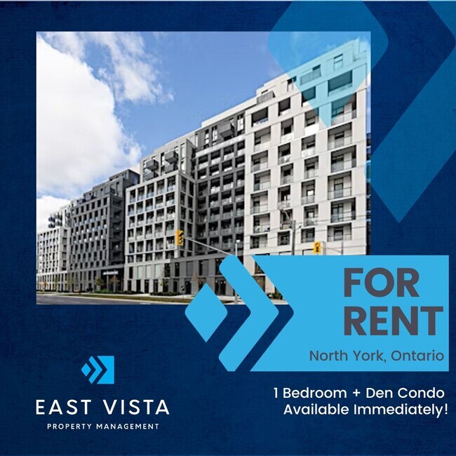 Photo du bâtiment - Contemporary 1-Bdrm + Den + 1 Parking Spot Condo for Rent in North York!