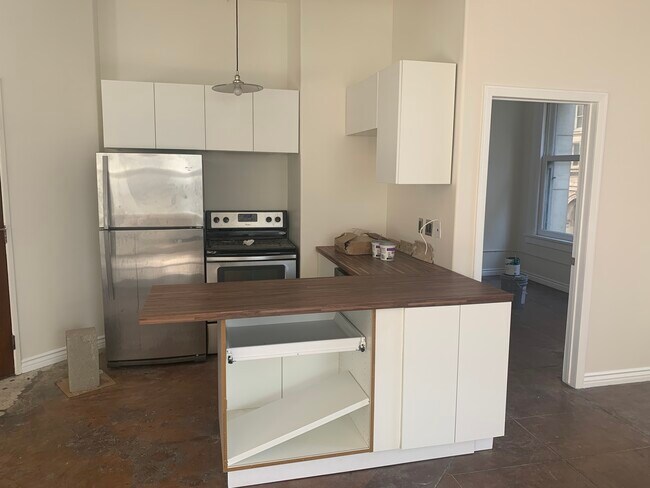 Kitchen - being finished this week - 215 W 7th St