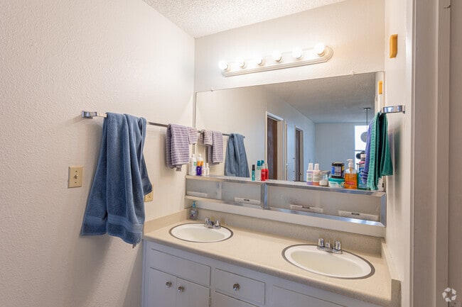 2BR, 1.5BA - Vanity - Viking Apartments