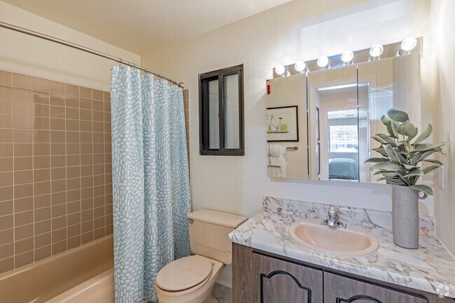 1HAB, 1BA - 706 pies cuadrados - Residencia Modelo W - Baño - Gateways at Randolph