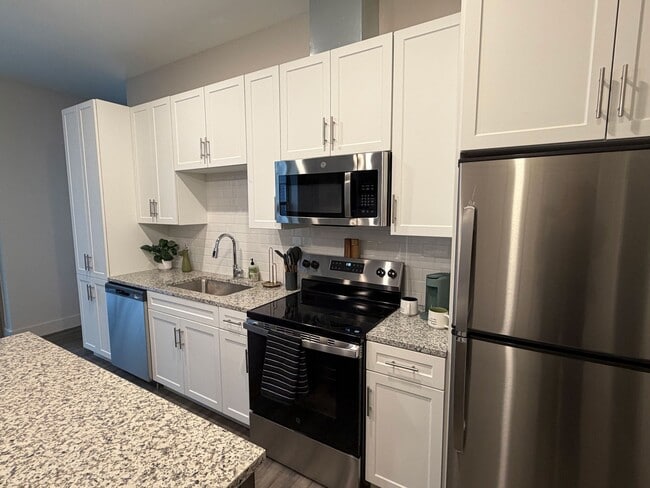 Modern kitchen and appliances - Triton at the Flats