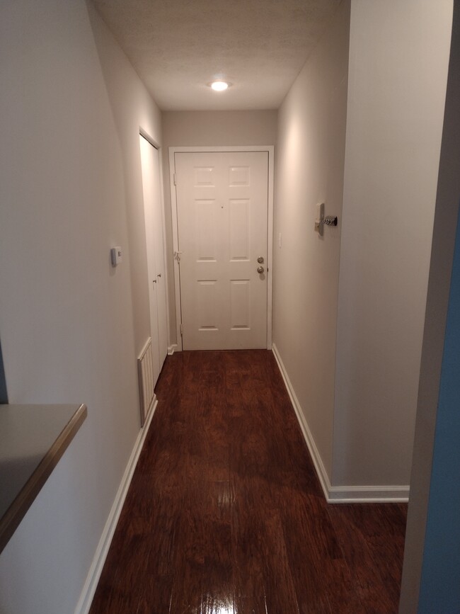 Front door, hallway and coat closet - 1401 Lake Pointe Way