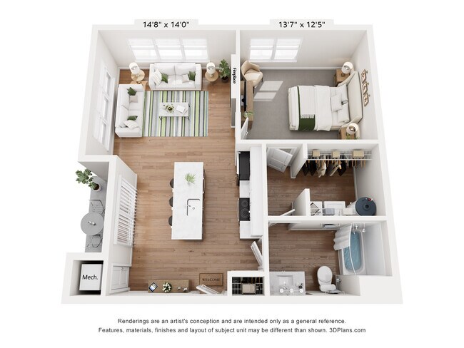 Plano de planta - The Summit at River View