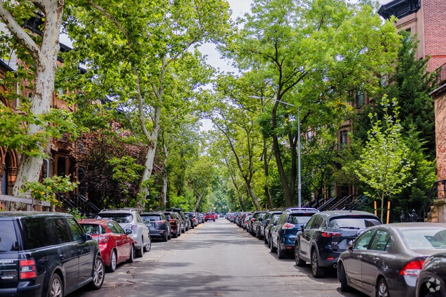 Charming, tree-lined streets make for a pleasant daily commute.