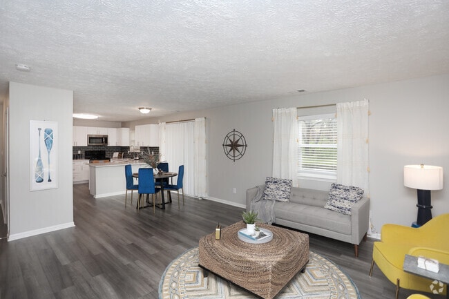 2BR, 2BA - 1140SF - Sala de estar - Spinnaker Court Apartments