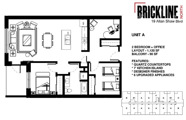 Plan d'étage - Brickline North