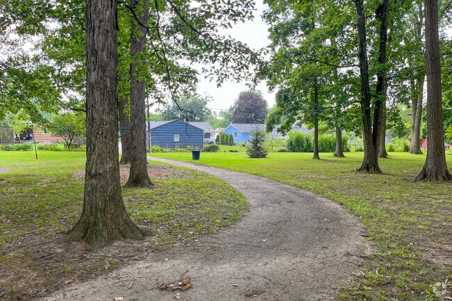 Chaseland Park is situated in between homes in Salem Village