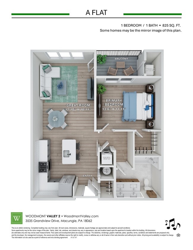 Floorplan - The Villas at Valley