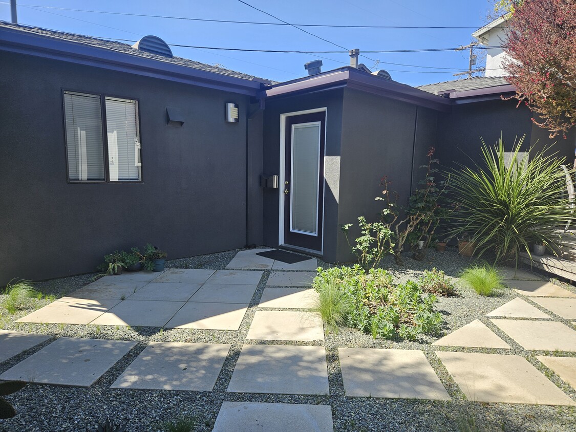 Front and yard area of ADU - 3495 Redwood Ave