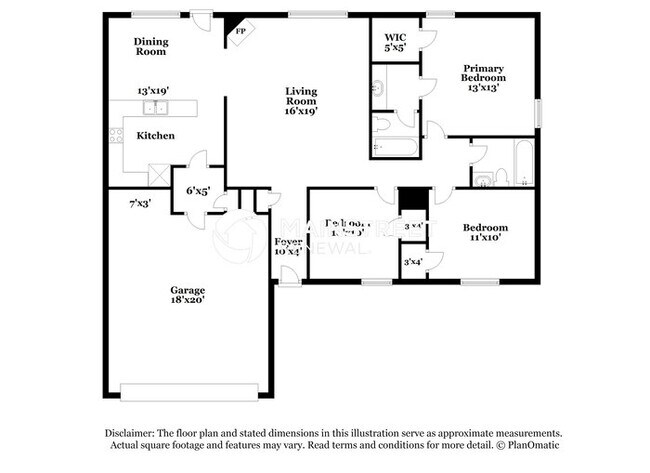 Foto del edificio - 3 Bedroom Pet-Friendly Home in Olive Branch, MS with Main Street Renewal