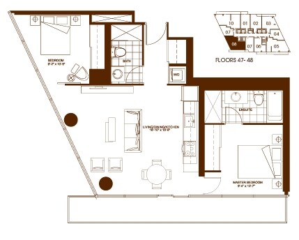 2HAB/2BA - Burano Condominiums