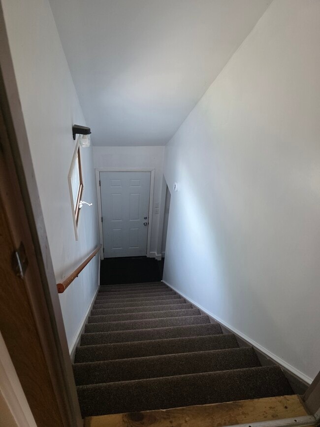 Stairwell and private entry to Apt. Storage Closet at bottom - 413 N Marshall Ave