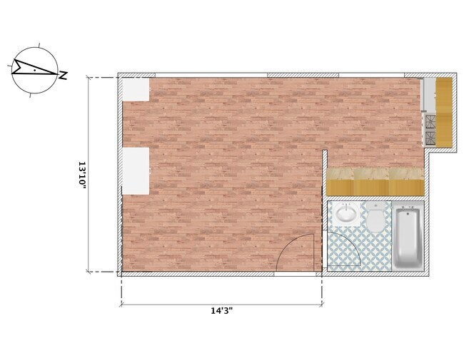 Floorplan - 4225 Cesar Chavez St