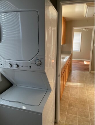 Washer and Dryer in Unit in designated Laundry Space - 418 Birch St