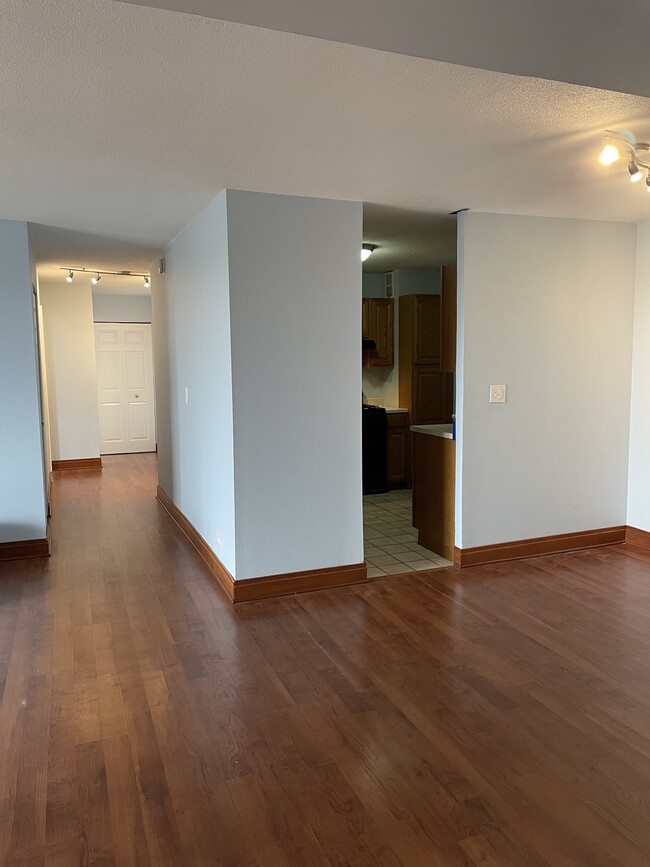 Wood floors in the dining room - 2211 S Stewart Ave