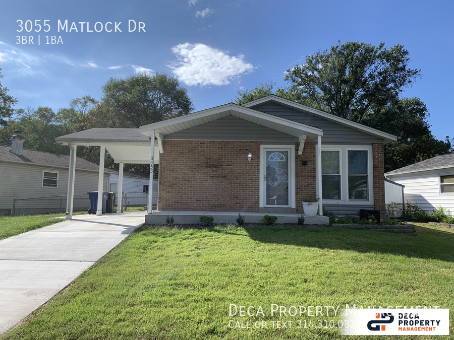 3 Bedroom House House Rental in Florissant, MO