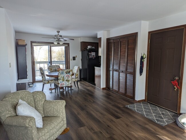 Dining Room with Patio Doors to Balcony - 6157 S 42nd St