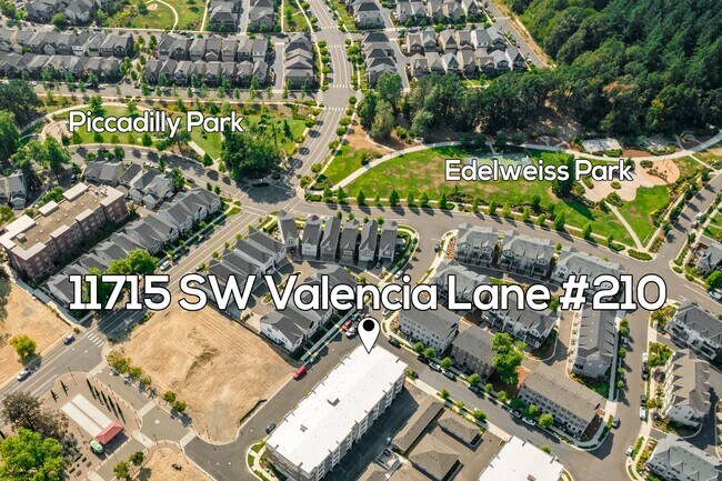 aerial view of neighborhood - 11715 SW Valencia Ln
