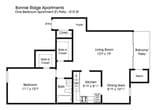 1BR 1BA (810sf)