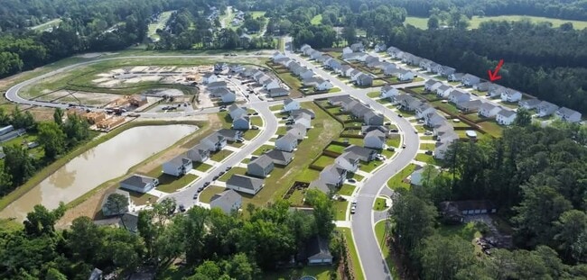 Neighborhood with House Marked - 4003 Calabash Ct