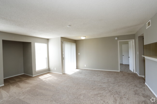 2BR, 2BA - Living Room - Goose Creek Apartments