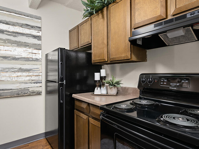 Refrigerator and Oven - La Vida Buena Apartments