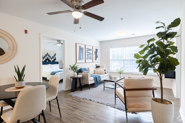 Living Room - Sterling - 3BR, 2BA - 1200SF - The Grand at Market District