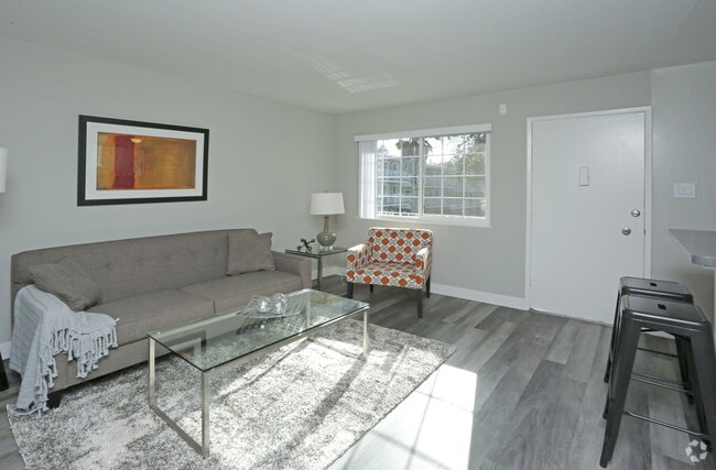 Sala de estar de 1x1 - Mattox Apartments