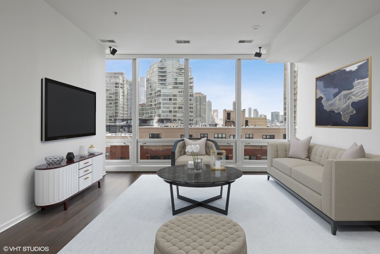 Living Room (Staged) - 500 W Superior St