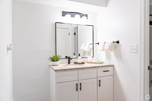 1 habitación, 1 baño, 500 pies cuadrados, baño - The District