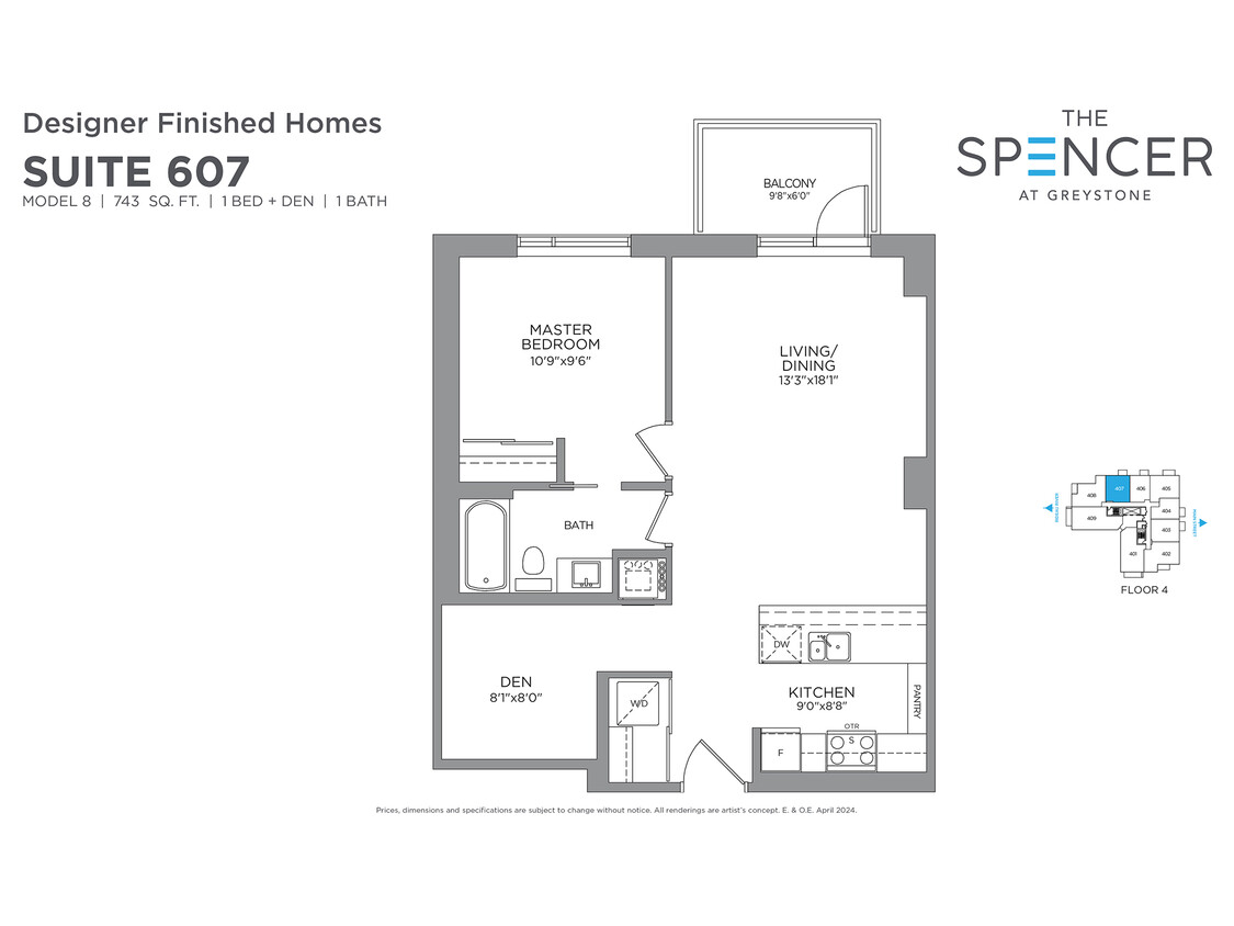 Primary Photo - Suite 607 - The Spencer At Greystone