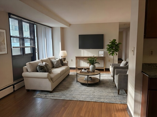 3-Bedroom Living Room - Bayview Towers
